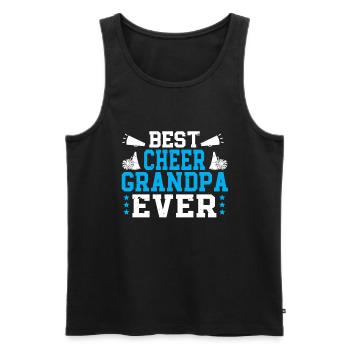 Cheerleading Cheerleader Base Flyer - Männer Premium Bio Tank Top - Schwarz - Vorne - AI Model Male 178 light (178cm)