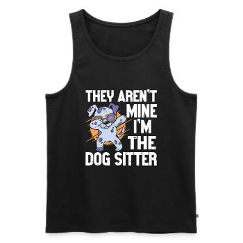 Dog Walker Professional Pet Sitter Dog Walking - Männer Premium Bio Tank Top - Schwarz - Vorne - AI Model Male 178 light (178cm)