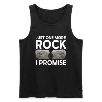 Rock Collector Geology Geologist - Männer Premium Bio Tank Top - Schwarz - Vorne - Michal (187cm)