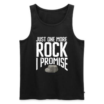 Rock Collector Geology Geologist - Männer Premium Bio Tank Top - Schwarz - Vorne - Michal (187cm)