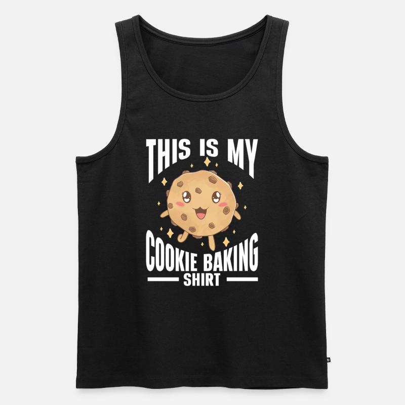 Baking Bakery Baker - Männer Premium Bio Tank Top - Schwarz