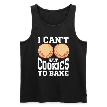 Baking Bakery Baker - Männer Premium Bio Tank Top - Schwarz - Vorne - AI Model Male 178 light (178cm)