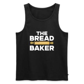 Baking Bakery Baker - Men's Premium Organic Tank Top - black - Front - AI Model Male 178 light (178cm)
