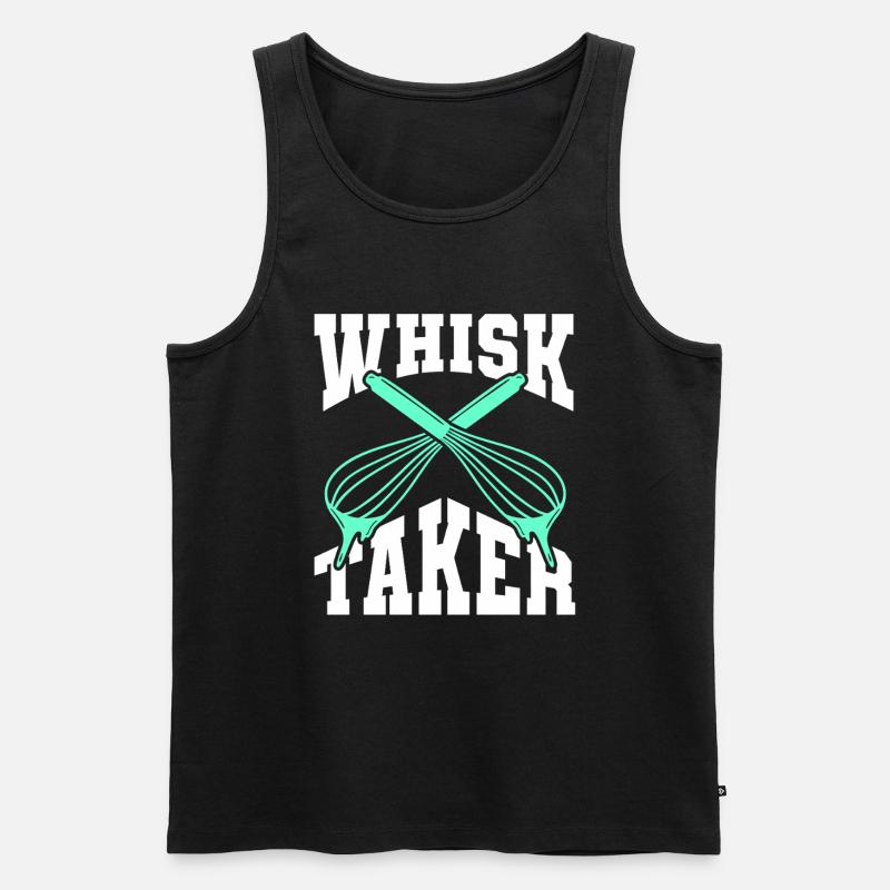 Baking Bakery Baker - Männer Premium Bio Tank Top - Schwarz