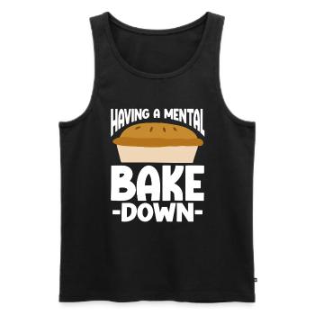 Baking Bakery Baker - Men's Premium Organic Tank Top - black - Front - AI Model Male 178 light (178cm)