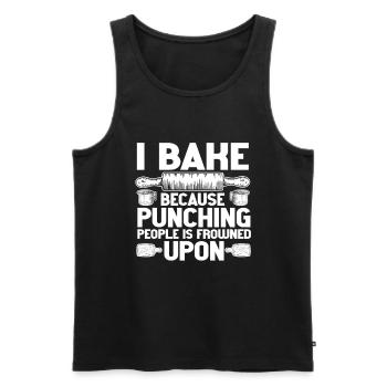 Wine Tasting Funny Wine Lover - Männer Premium Bio Tank Top - Schwarz - Vorne - AI Model Male 178 light (178cm)