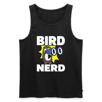 Bird Watching Cute Bird Lover - Männer Premium Bio Tank Top - Schwarz - Vorne - AI Model Male 178 light (178cm)