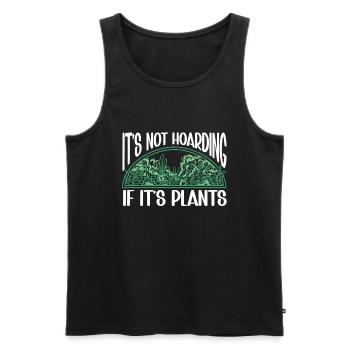 Jardinage Horticulture Jardinier - Débardeur bio Premium Homme - noir - Devant - Michal (187cm)