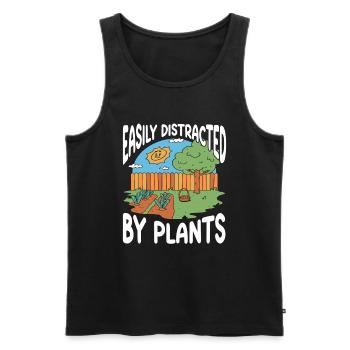 Gardening Horticulture Gardener - Männer Premium Bio Tank Top - Schwarz - Vorne - Michal (187cm)