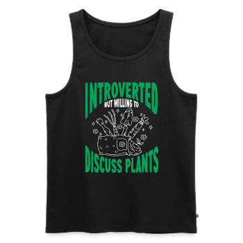 Gardening Horticulture Gardener - Männer Premium Bio Tank Top - Schwarz - Vorne - Michal (187cm)