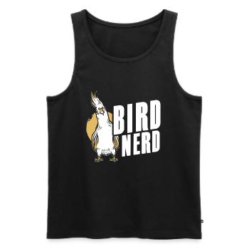 Bird Watching Cute Bird Lover - Männer Premium Bio Tank Top - Schwarz - Vorne - AI Model Male 178 light (178cm)