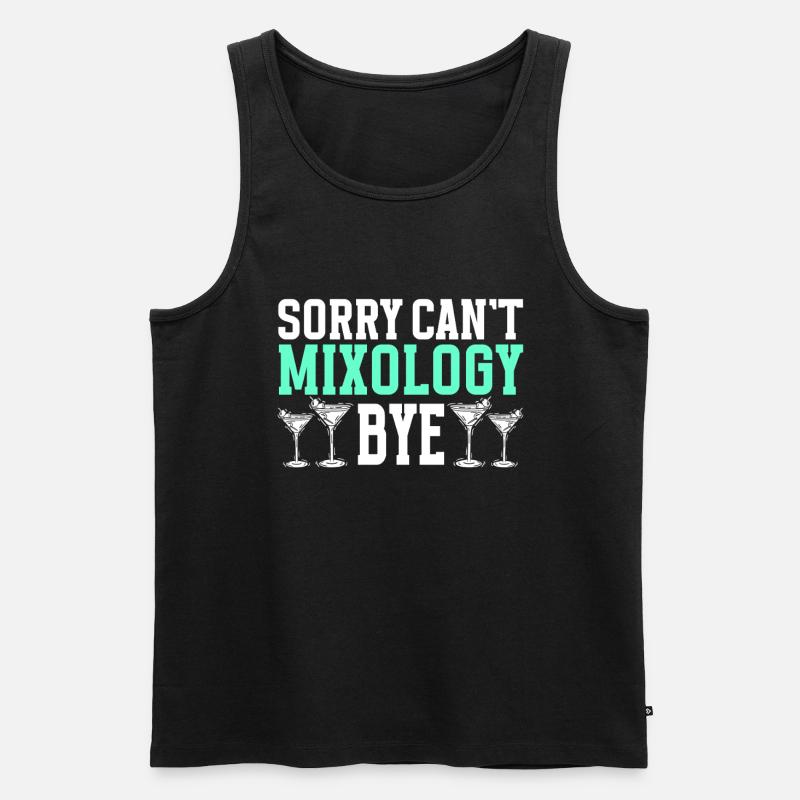 Mixologist, Bartender, Bartender, Mixology - Men's Premium Organic Tank Top - black