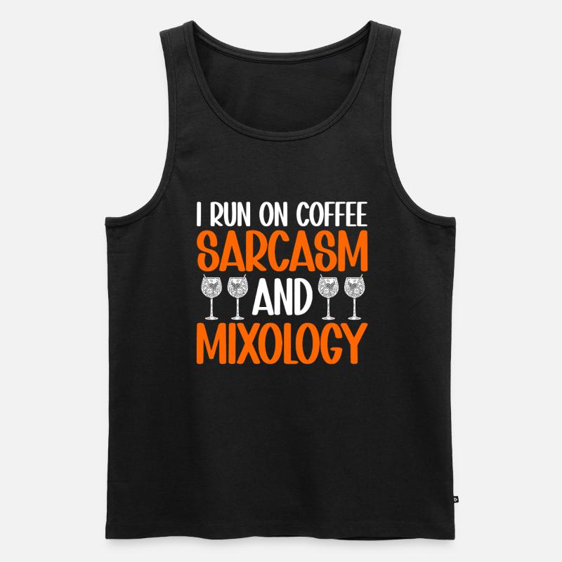 Mixologist Barkeepker Bartender Mixology - Männer Premium Bio Tank Top - Schwarz