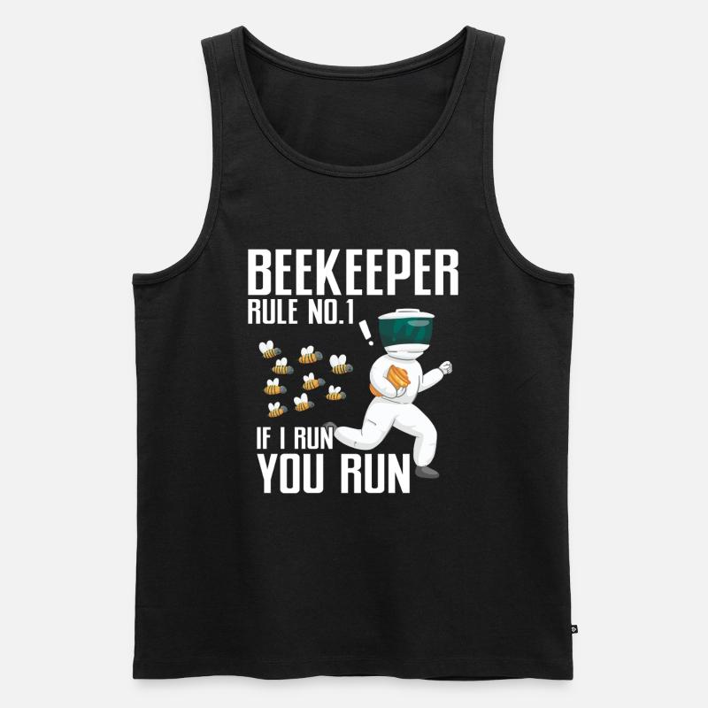 Beekeeping Bees Beekeeper - Männer Premium Bio Tank Top - Schwarz