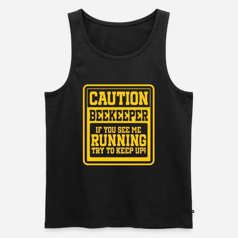 Beekeeping Bees Beekeeper - Männer Premium Bio Tank Top - Schwarz