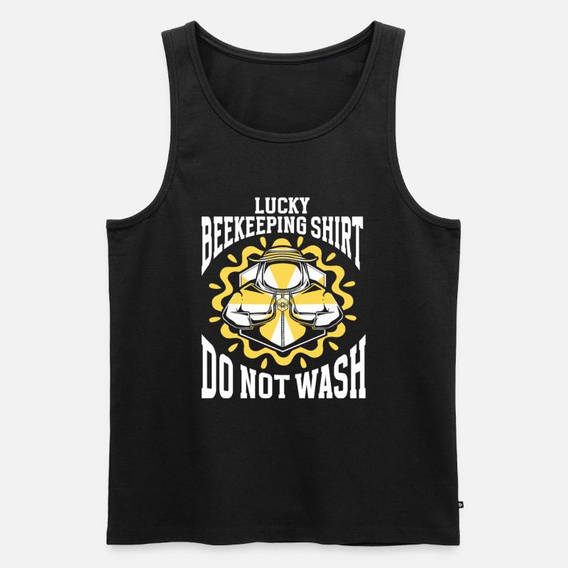 Beekeeping Bees Beekeeper - Männer Premium Bio Tank Top - Schwarz