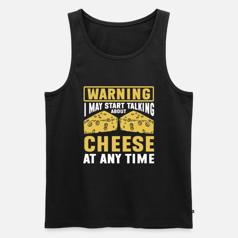 Cheese Making Cheese Lover - Männer Premium Bio Tank Top - Schwarz