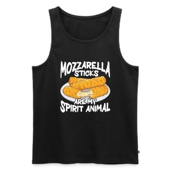 Cheese Making Cheese Lover - Männer Premium Bio Tank Top - Schwarz - Vorne - AI Model Male 178 light (178cm)