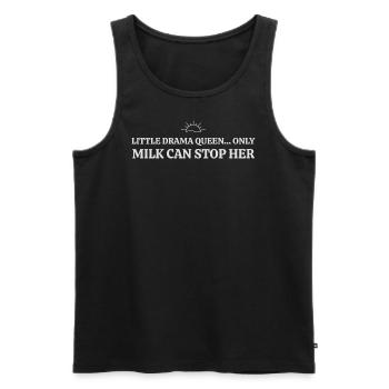 Baby - Men's Premium Organic Tank Top - black - Front - Michal (187cm)