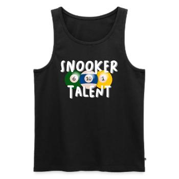 Billard Snooker Pool Spruch - Männer Premium Bio Tank Top - Schwarz - Vorne - Michal (187cm)