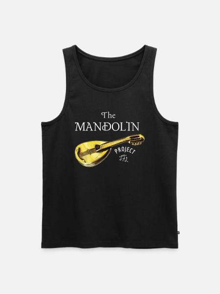 The Mandolin Project (transparent) - Männer Premium Bio Tank Top - Schwarz