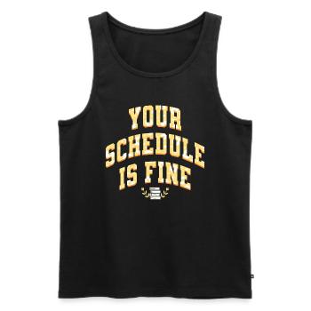Schulbehörde Schulberater - Männer Premium Bio Tank Top - Schwarz - Vorne - AI Model Male 178 light (178cm)