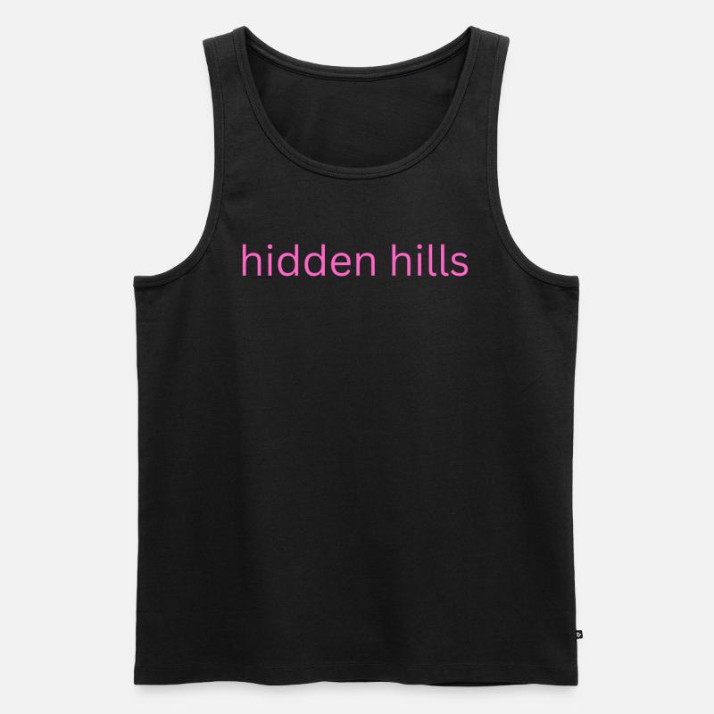 hidden hills 5 - Männer Premium Bio Tank Top - Schwarz