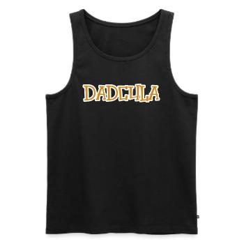 Dadcula Funny Halloween costume with pun - Men's Premium Organic Tank Top - black - Front - Michal (187cm)