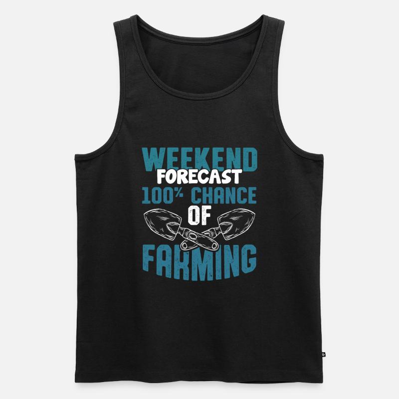 farming wochenende - Männer Premium Bio Tank Top - Schwarz