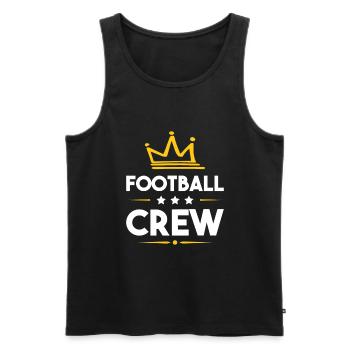 Équipe de football - Débardeur bio Premium Homme - noir - Devant - Michal (187cm)