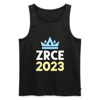 Zrce 2023 Krone - Männer Premium Bio Tank Top - Schwarz - Vorne - Michal (187cm)