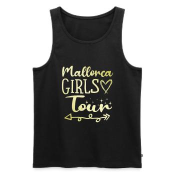 Majorque Girls Tour - Débardeur bio Premium Homme - noir - Devant - Michal (187cm)