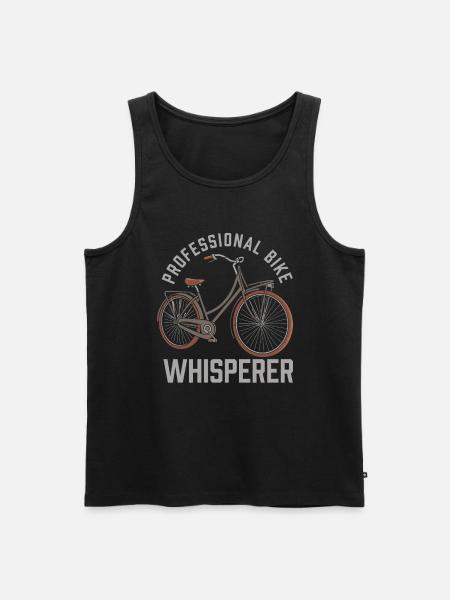 Fahrradmechaniker - Männer Premium Bio Tank Top - Schwarz