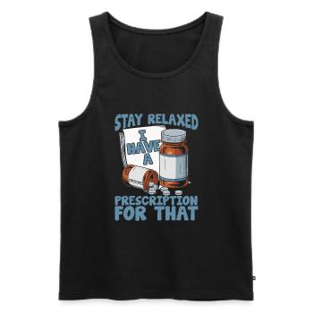 Apotheke Apotheker - Männer Premium Bio Tank Top - Schwarz - Vorne - Michal (187cm)