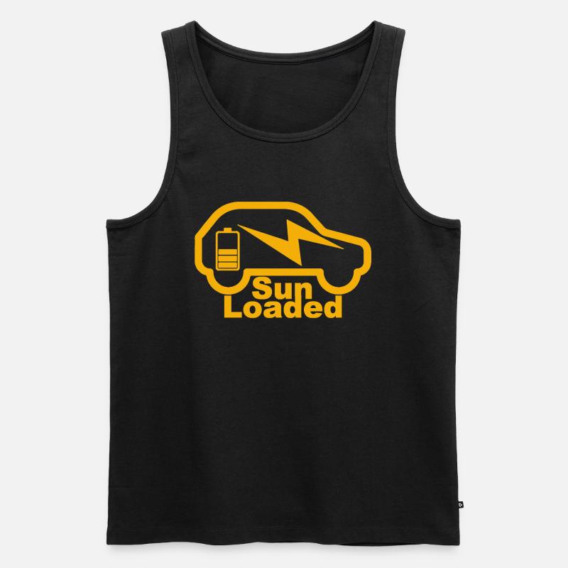 e-auto, e-mobilität,elektro-auto, zoe, EV-driver, - Männer Premium Bio Tank Top - Schwarz