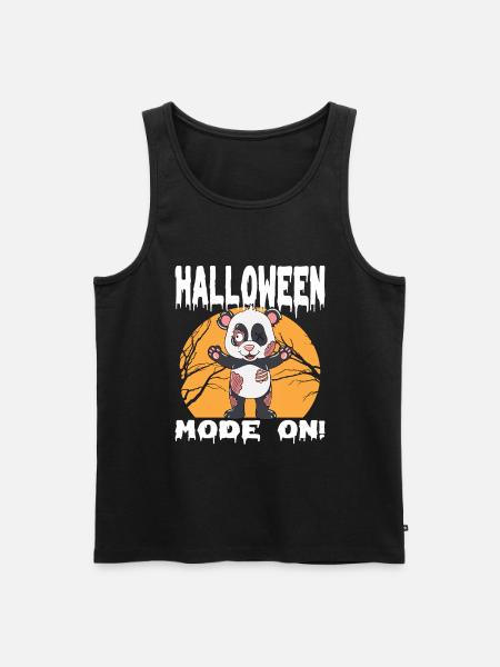 Halloween Zombie Animals Halloween Panda - Men's Premium Organic Tank Top - 