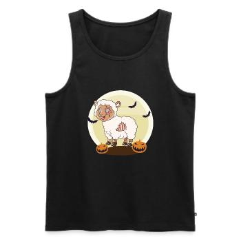 Halloween Zombie Sheep Halloween - Men's Premium Organic Tank Top - black - Front - Michal (187cm)