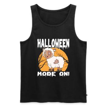 Halloween Zombie Animals Halloween Sheep - Men's Premium Organic Tank Top - black - Front - Michal (187cm)