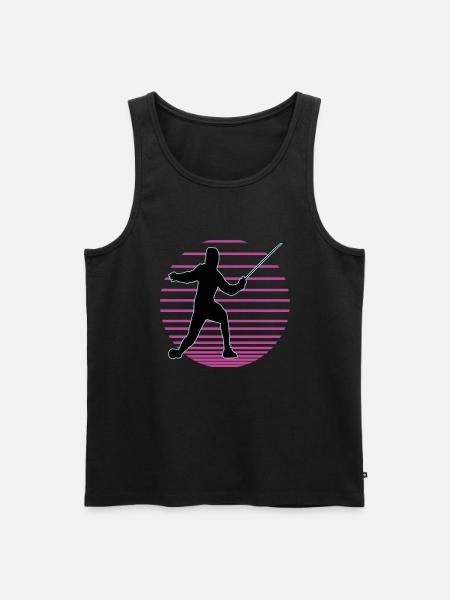 Fencing Fencing Sport Fencing - Men's Premium Organic Tank Top -