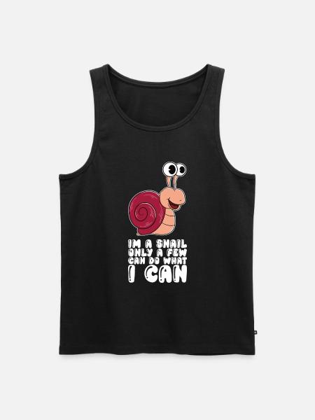 I am a snail - Men's Premium Organic Tank Top - 