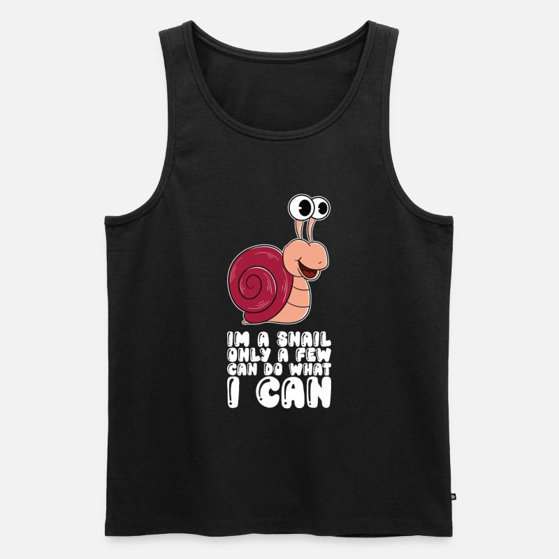 Ich Bin Eine Schnecke - Männer Premium Bio Tank Top - undefined