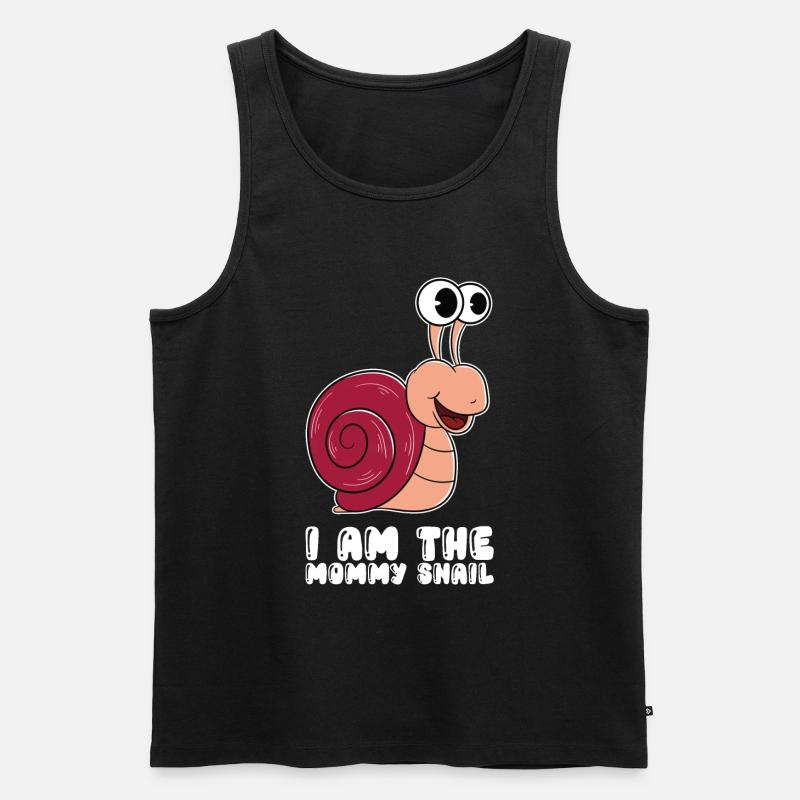 Ich Bin Die Mama-Schnecke - Männer Premium Bio Tank Top - undefined