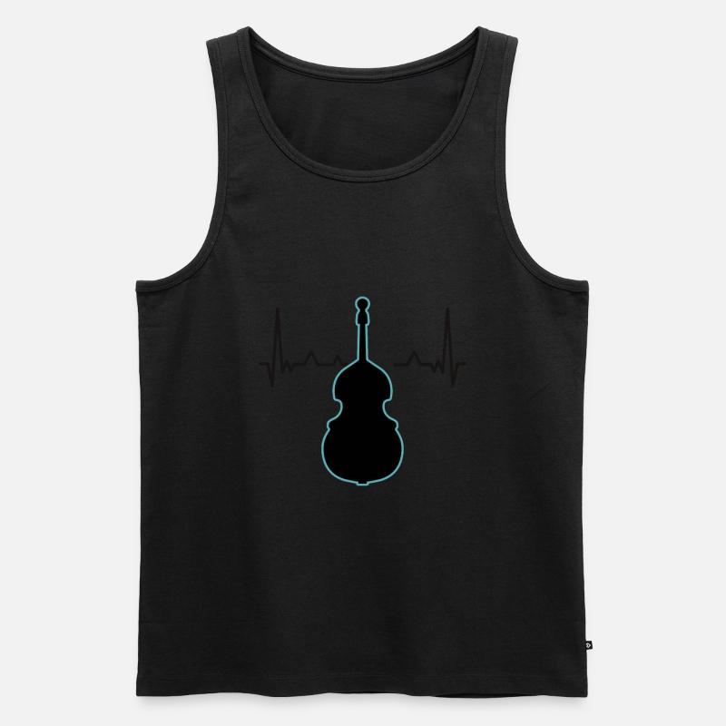 Kontrabass - Männer Premium Bio Tank Top - undefined