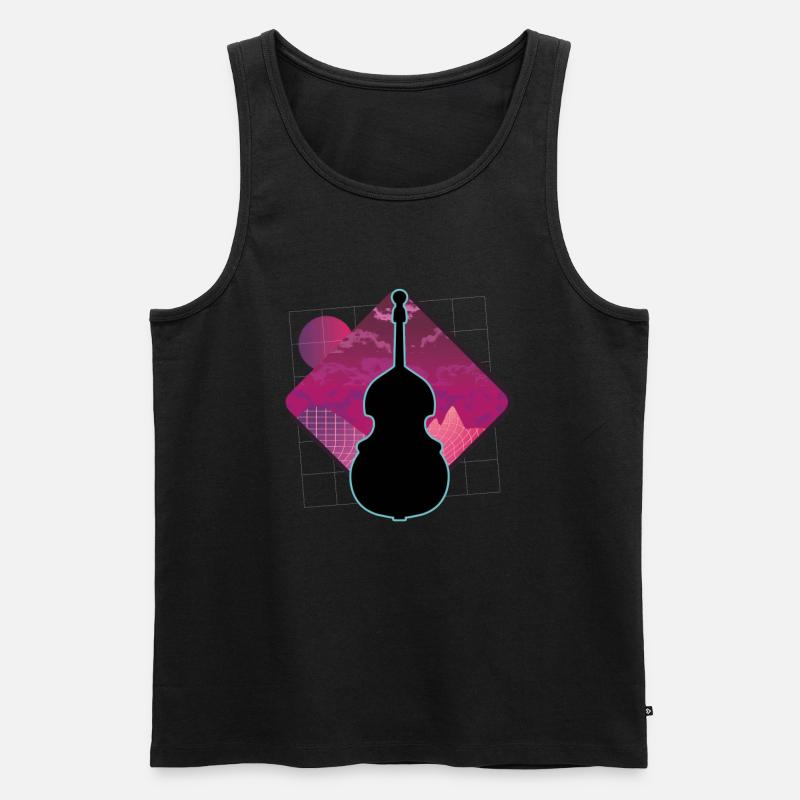 Kontrabass - Männer Premium Bio Tank Top - undefined