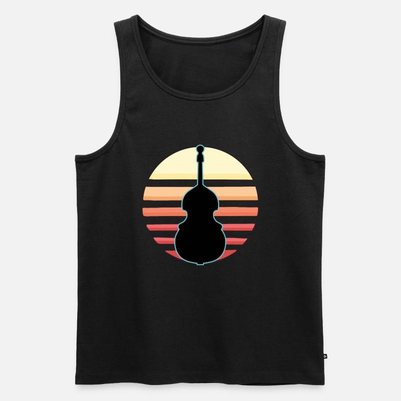 Kontrabass - Männer Premium Bio Tank Top - undefined
