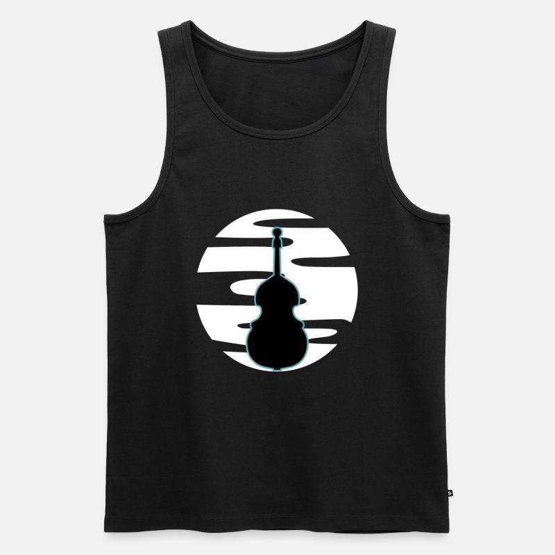 Kontrabass - Männer Premium Bio Tank Top - undefined