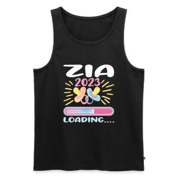 Zia 2023 - Men's Premium Organic Tank Top - black - Front - AI Model Male 178 light (178cm)
