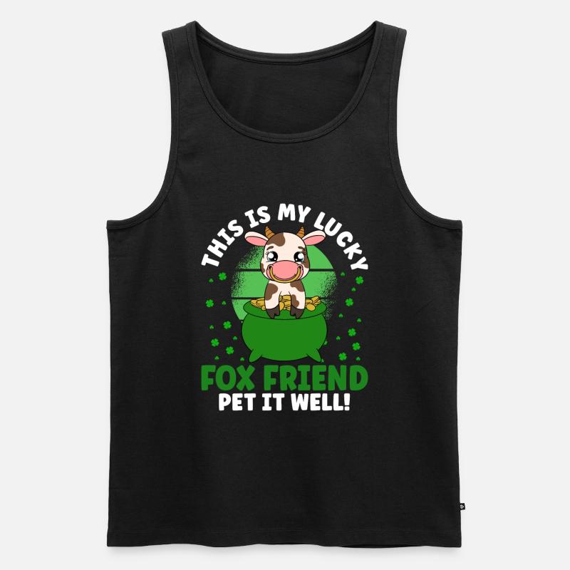 Mignon trèfle de vache Saint-Patrick - Débardeur bio Premium Homme - undefined