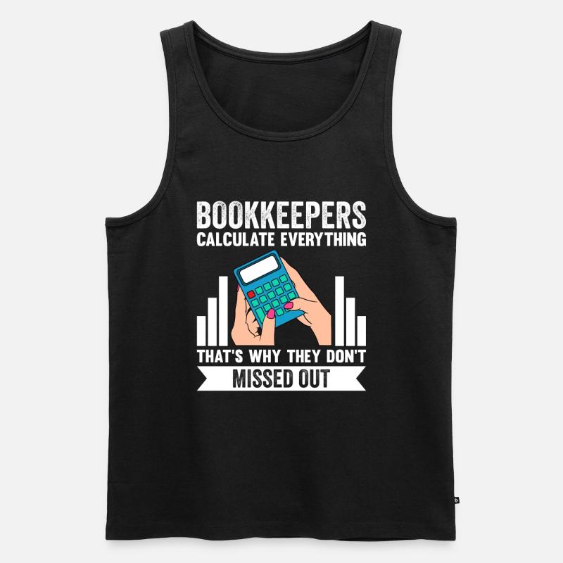 Bookkeeping Buchhalter Bookkeeper - Männer Premium Bio Tank Top - undefined