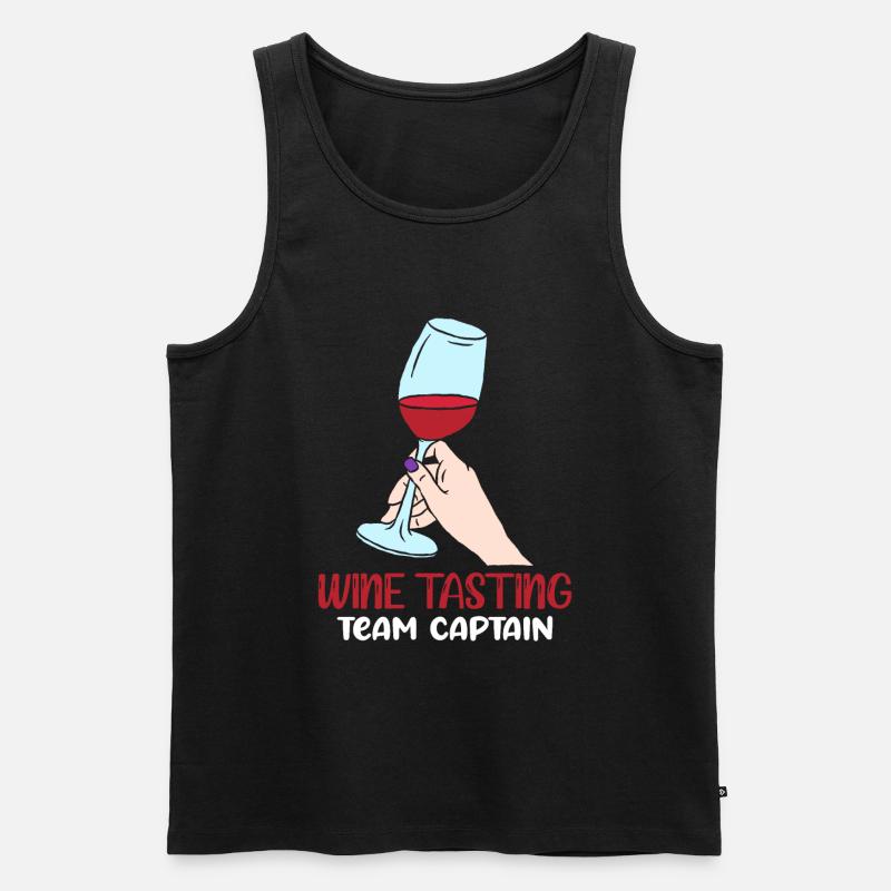 Wine Tasting Team Captain - Männer Premium Bio Tank Top - undefined